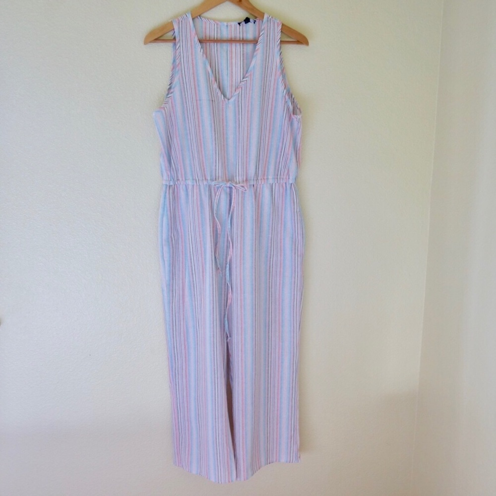 NWT DREW Multi-Striped Sleeveless Jumpsuit